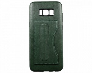 Чехол Samsung G955F S8+ Kanjian Card с держателем зеленый