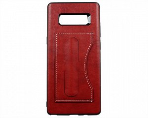 Чехол Samsung N950F Note 8 Kanjian Card с держателем красный