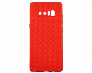Чехол Samsung N950F Galaxy Note 8 плетеный красный