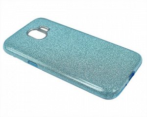 Чехол Samsung J250F J2 2018 Shine голубой