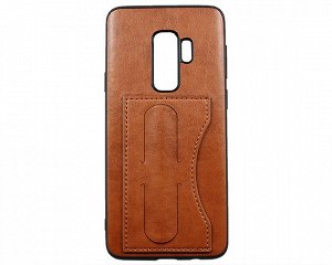 Чехол Samsung G965F S9+ Kanjian Card с держателем коричневый