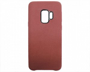 Чехол Samsung G960F Galaxy S9 Suede (темно-розовый)