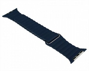 Ремешок Watch Series 42mm/44mm/45mm/49mm Leather Loop синий