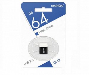 USB Flash SmartBuy LARA 64GB черный, SB64GBLARA-K