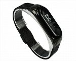 Ремешок Xiaomi Mi Band 3/4 стальной черный