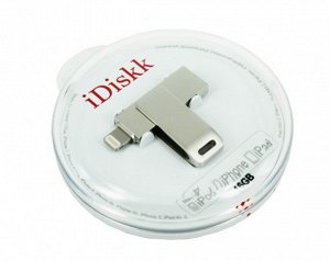 USB Flash iDiskk MFI 8pin 16GB серебро