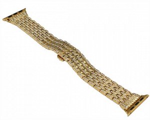 Ремешок Watch Series 38mm/40mm crystal band золото