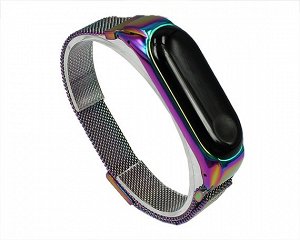 Ремешок Xiaomi Mi Band 3/4 Milanese Loop зеленый хамелеон