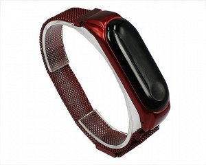 Ремешок Xiaomi Mi Band 3/4 Milanese Loop красный