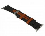 Ремешок Watch Series 38mm/40mm New Canvas кожа черный