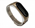 Ремешок Xiaomi Mi Band 3/4 Milanese Loop бледное золото