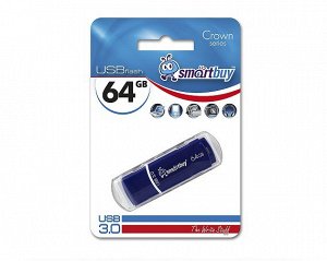 USB Flash 3.0 SmartBuy Crown 64GB синий, SB64GBCRW-Bl recommended