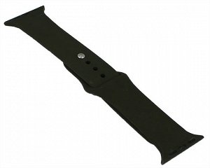 Ремешок Watch Series 38mm/40mm/41mm силиконовый dark olive, SM #29
