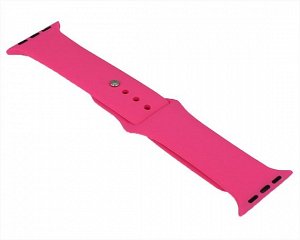 Ремешок Watch Series 38mm/40mm/41mm силиконовый barbie pink, SM #30