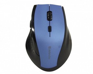 Беспроводная мышь Defender Accura MM-365 синяя, 6 кнопок, 800-1600 dpi, 52366