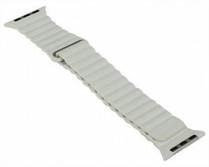 Ремешок Watch Series 42mm/44mm/45mm/49mm Leather Loop белый