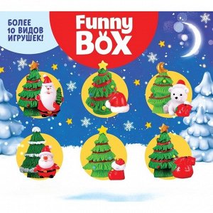 Игрушка - сюрприз Funny Box «Ёлочка»: 2 фигурки, письмо от Деда Мороза, МИКС