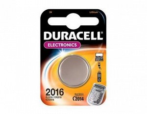 Элемент литиевый Duracell CR2016 (1-BL) цена за штуку