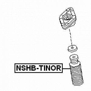 Пыльник амортизатора Febest, арт. NSHB-TINOR