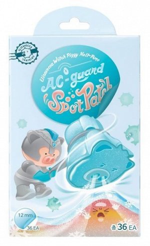 Наклейки против акне с салициловой кислотой Witch Piggy Hell Pore Ac-Guard Spot Patch