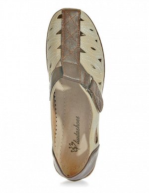 Туфли женские LIU DA SHOES, Коричневый