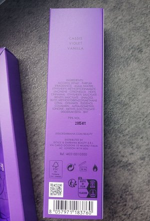 Dolce&Gabbana Violet, оригинал