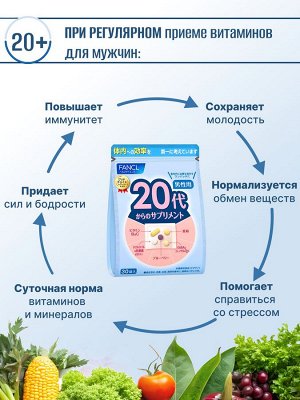 Fancl Витаминный комплекс для мужчин 20+лет