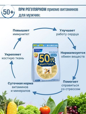 Fancl Витаминный комплекс для мужчин 50+лет
