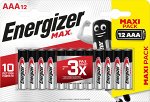ENERGIZER батарейка Max AAA E 92 BP12  в уп.12 шт