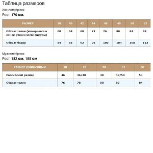 Размерная сетка