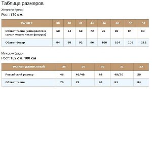 Размерная сетка