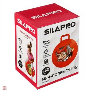 SILAPRO Мяч-попрыгун с ручкой, d 50см, 400г, 5 цветов
