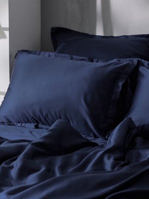Наволочка SL Home Tencel 50*70+3 см , цв. синий