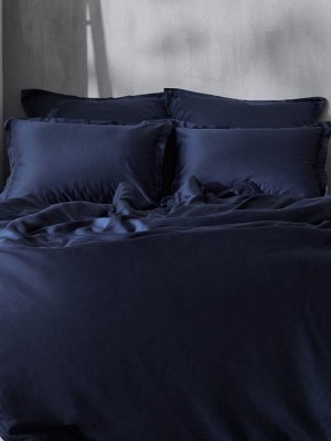 Наволочка SL Home Tencel 50*70+3 см , цв. синий