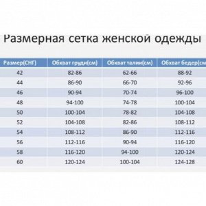 Размерная сетка