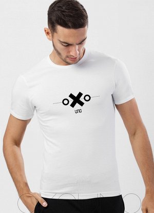 Мужская футболка OXO 0058-159 KULIR SLIM U-ВЫРЕЗ