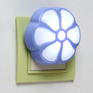 Ночник "Цветок" LED МИКС 7,5х4,5х7, см.