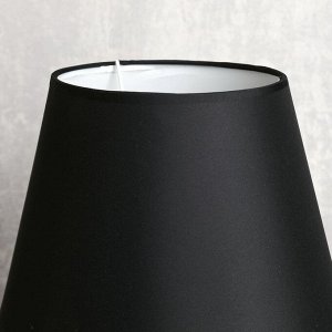 Лампа настольная "Орлеан" 1х40Вт Е14 черный 28х28х43 см.