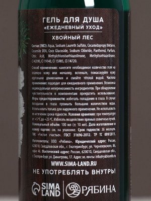 Гель для душа «Надёжному мужчине», набор 4x100 мл, Чистое счастье