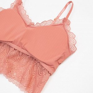 Комплект женский (топ, трусы) Collorista, розовый, размер 42-44