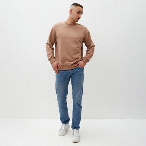 Джемпер мужской MINAKU: Basic line MAN, цвет бежевый