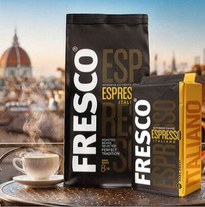 Кофе FRESCO ESPRESSO ITALIANO 900 г, зерно, пакет