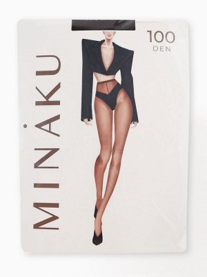 Женские колготки MINAKU 100 ден, темно-коричневые