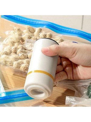 Вакууматор Luazon LPS-05, портативный, 5Вт, 400 мА/ч, от USB в компл., белый