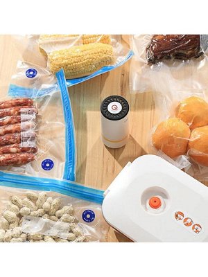 Вакууматор Luazon LPS-05, портативный, 5Вт, 400 мА/ч, от USB в компл., белый
