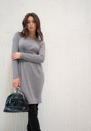 2342 Платье женское цвет серый