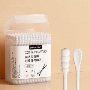 Ватные палочки "Swabs" хлопковые (100 шт, белые)