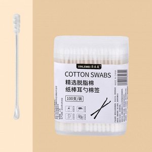 Ватные палочки "Swabs" хлопковые (100 шт, белые)