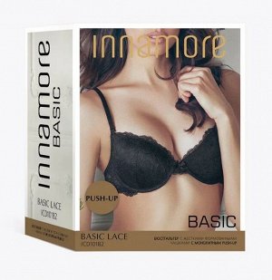 Innamore Бюстгалтер Push-up с формованными чашками на перемычке со съемными бретелями.