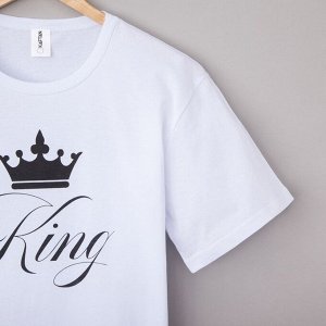 Футболка мужская KAFTAN "King", белый, р. 46